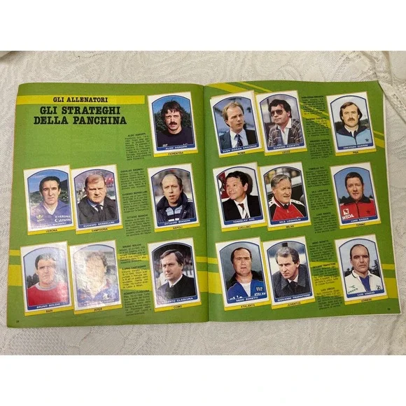 Supercalcio Campionato 1985-86 Panini Soccer Football Sticker Album Complete